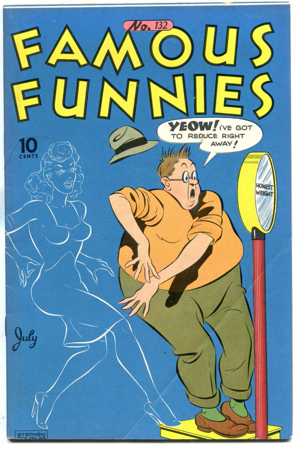 Book Cover For Famous Funnies 132