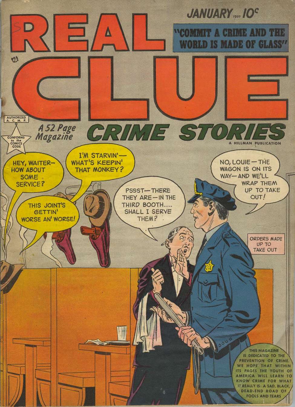 Book Cover For Real Clue Crime Stories v4 11