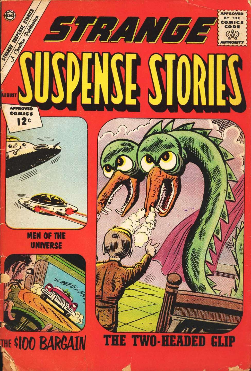 Comic Book Cover For Strange Suspense Stories 60