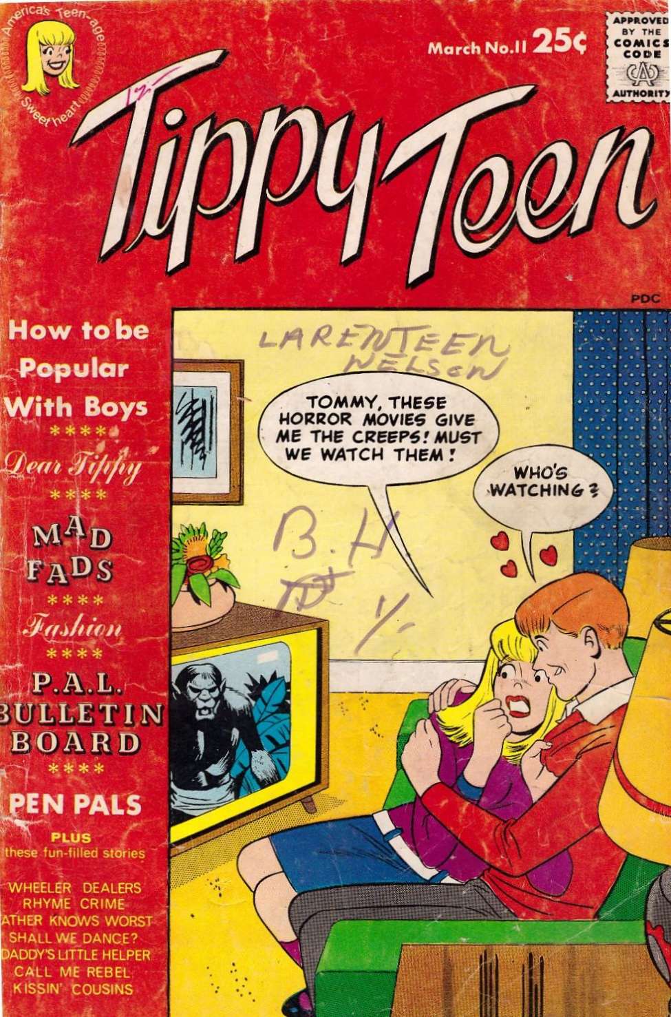 Comic Book Cover For Tippy Teen 11