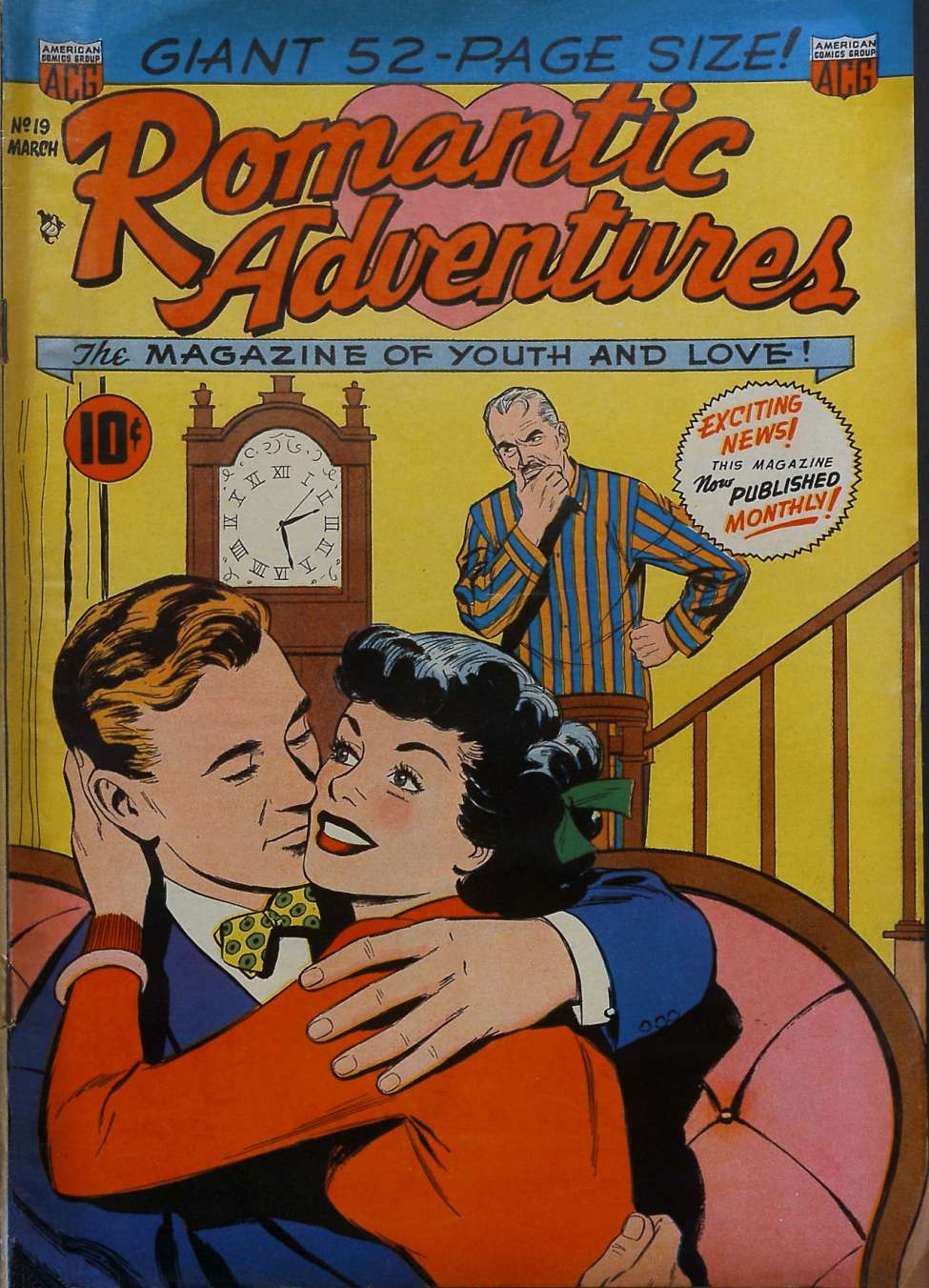 Comic Book Cover For Romantic Adventures 19