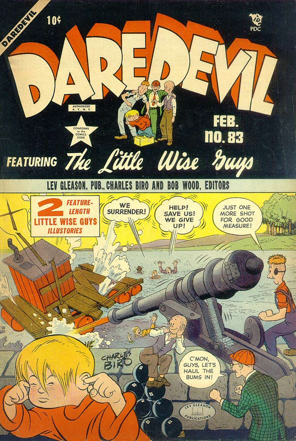 Comic Book Cover For Daredevil Comics 83