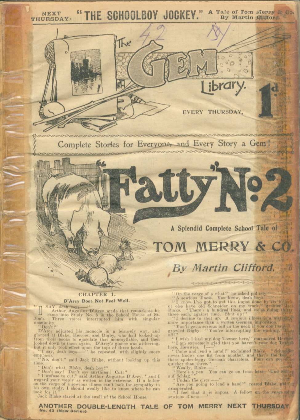 Book Cover For The Gem v2 42 - Fatty No. 2
