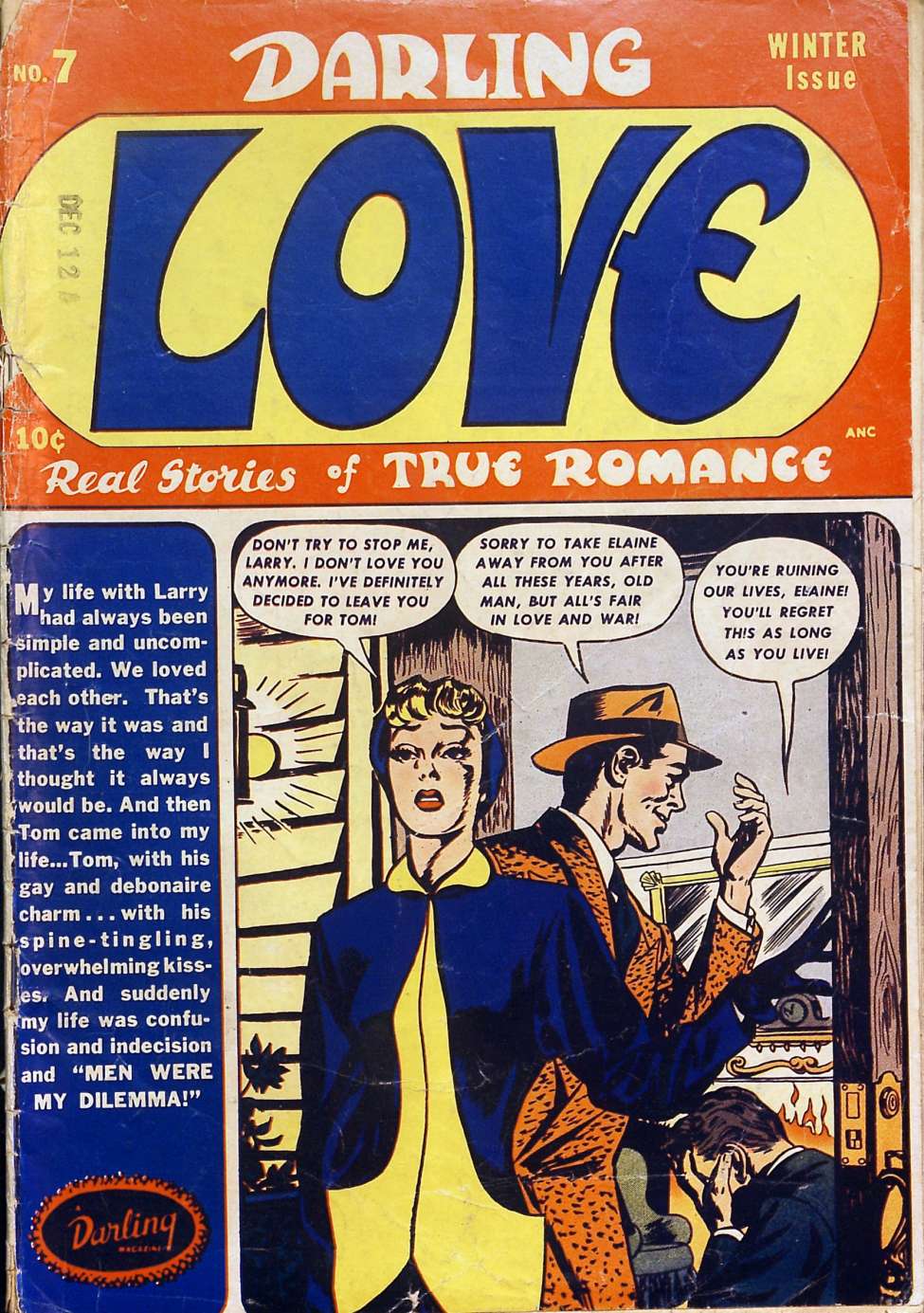 Comic Book Cover For Darling Love 7