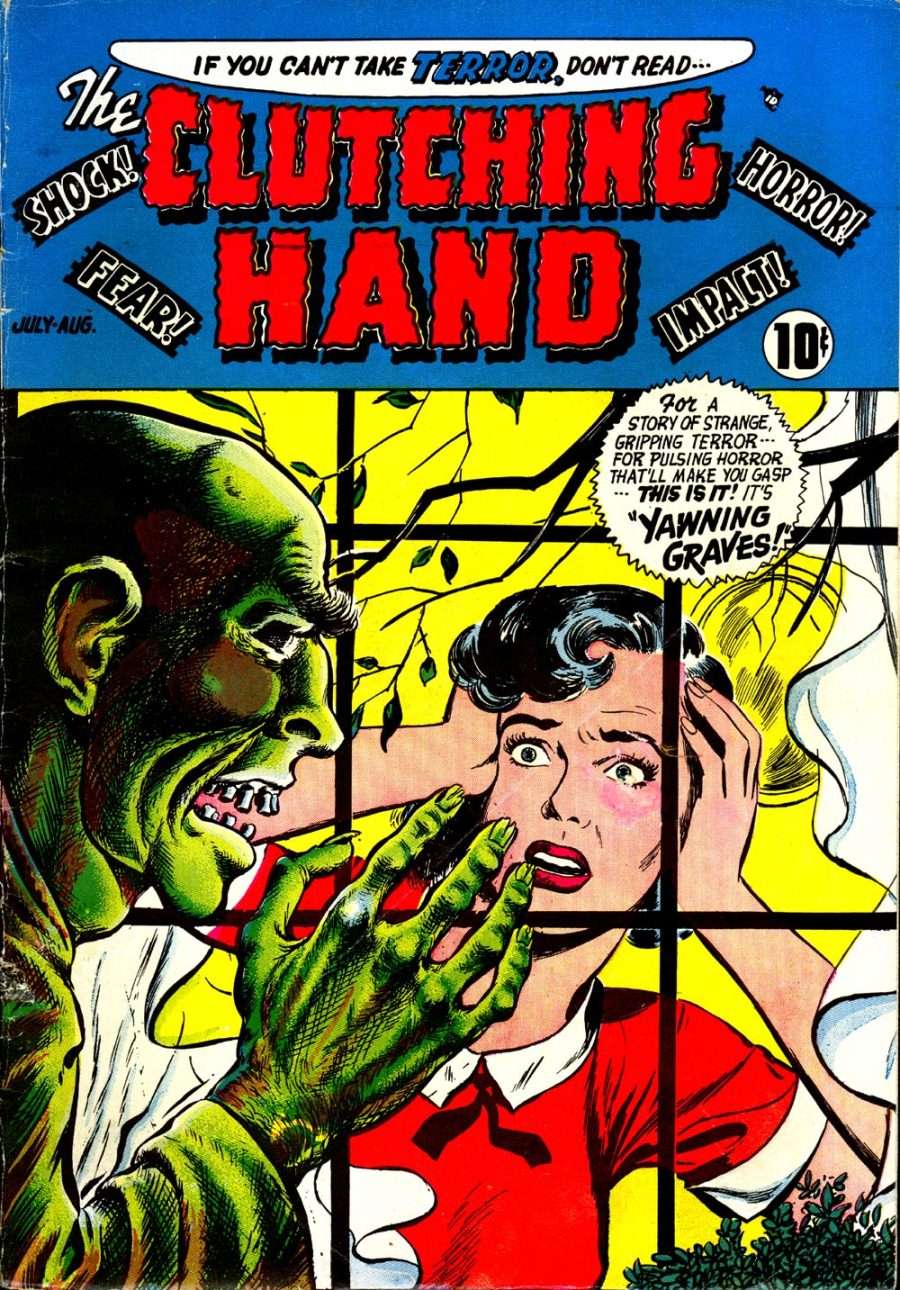 Comic Book Cover For The Clutching Hand 1