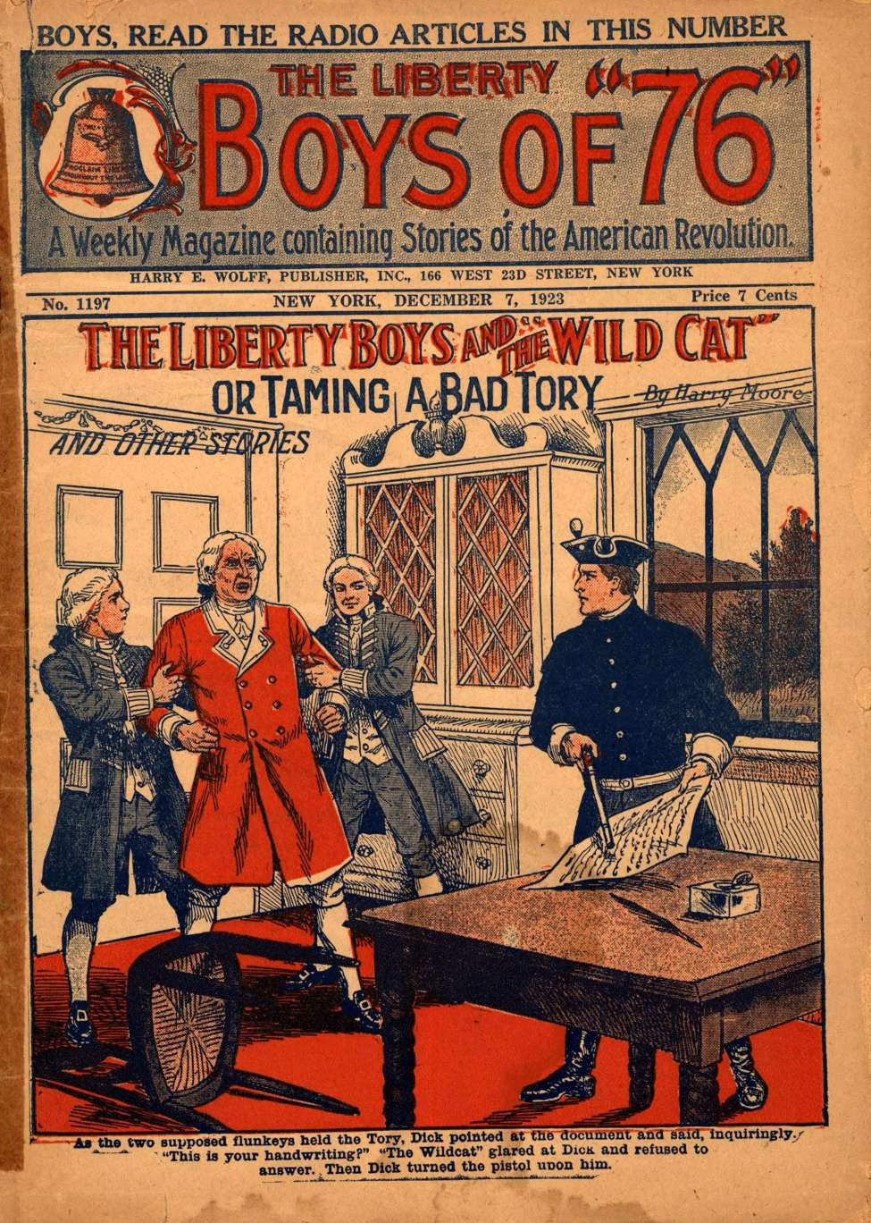 Book Cover For The Liberty Boys of 76 1197 - The Liberty Boys and the Wild Cat