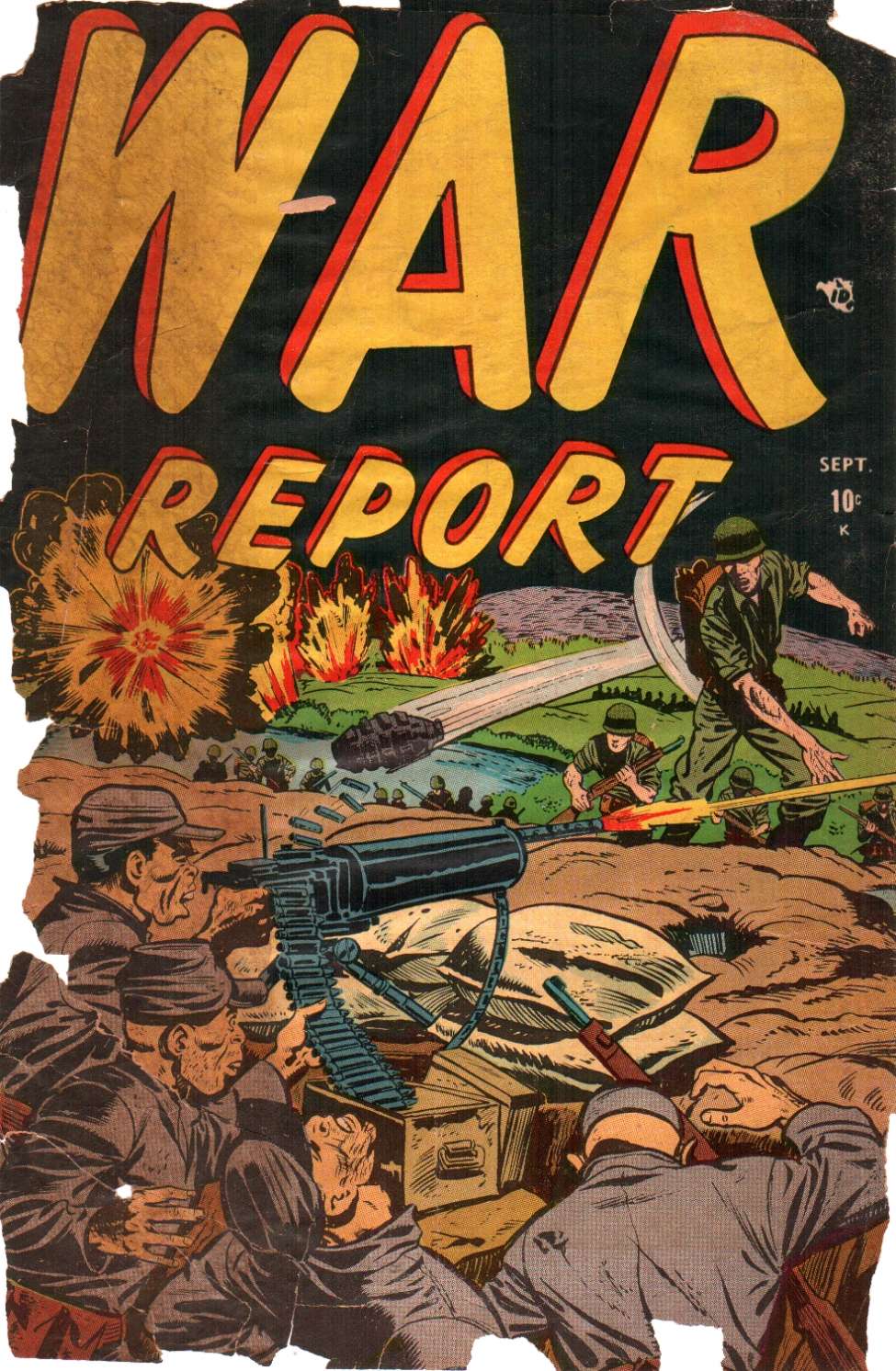 Book Cover For War Report 1