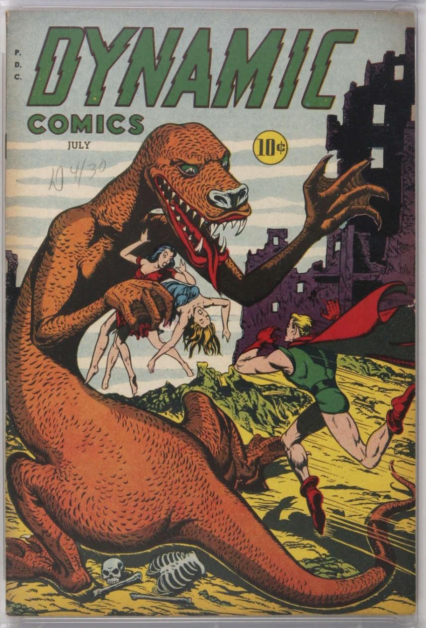 Comic Book Cover For Dynamic Comics 21 - Version 1