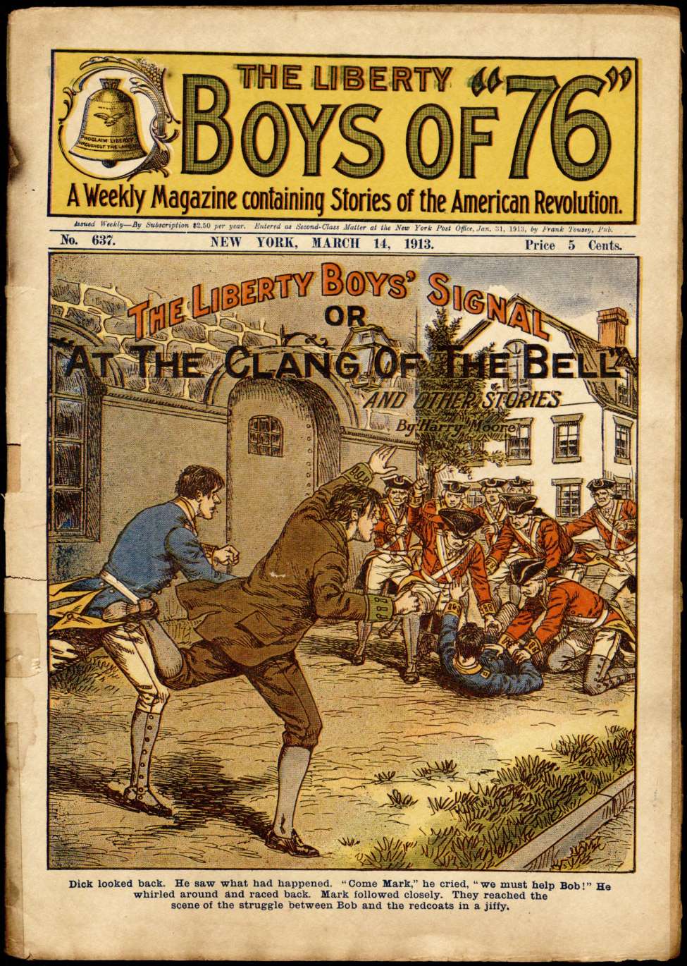 Book Cover For The Liberty Boys of 76 637 - The Liberty Boys' Signal