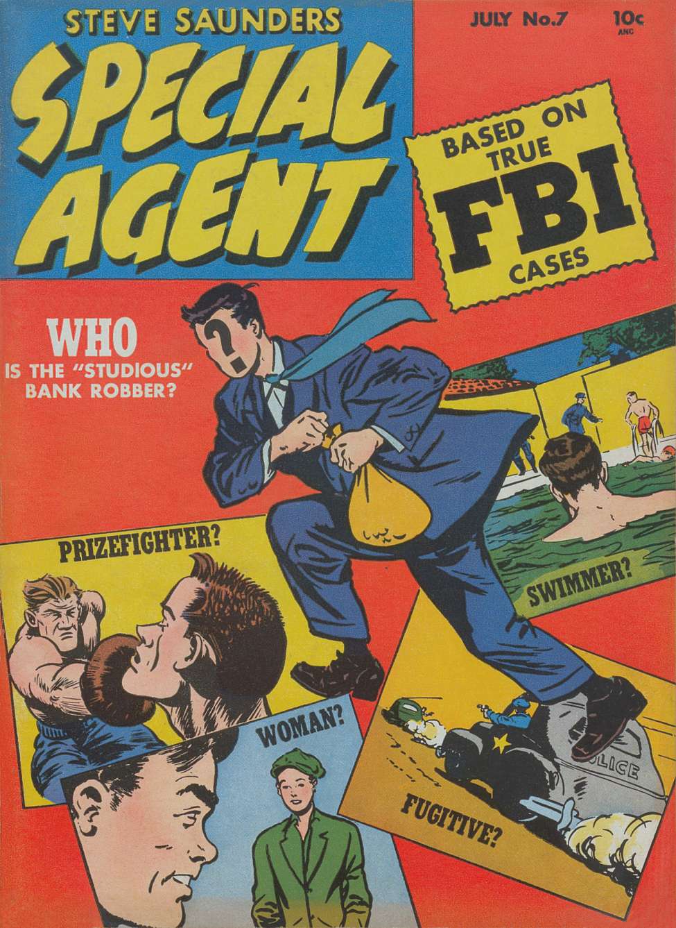 Comic Book Cover For Special Agent 7