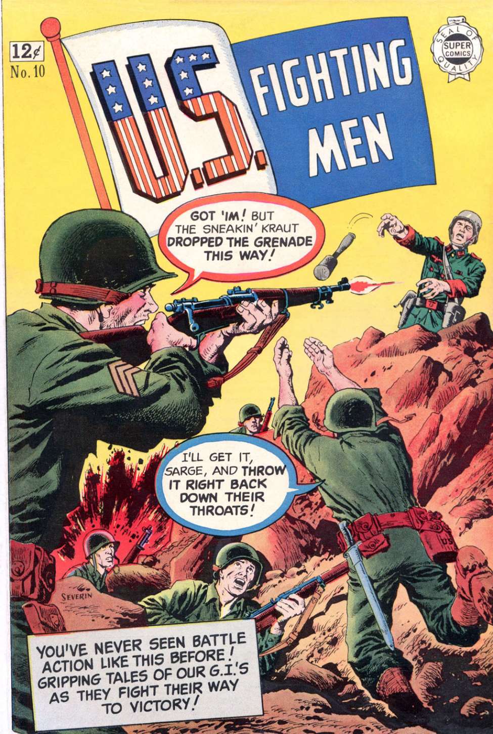 Comic Book Cover For U.S. Fighting Men 10