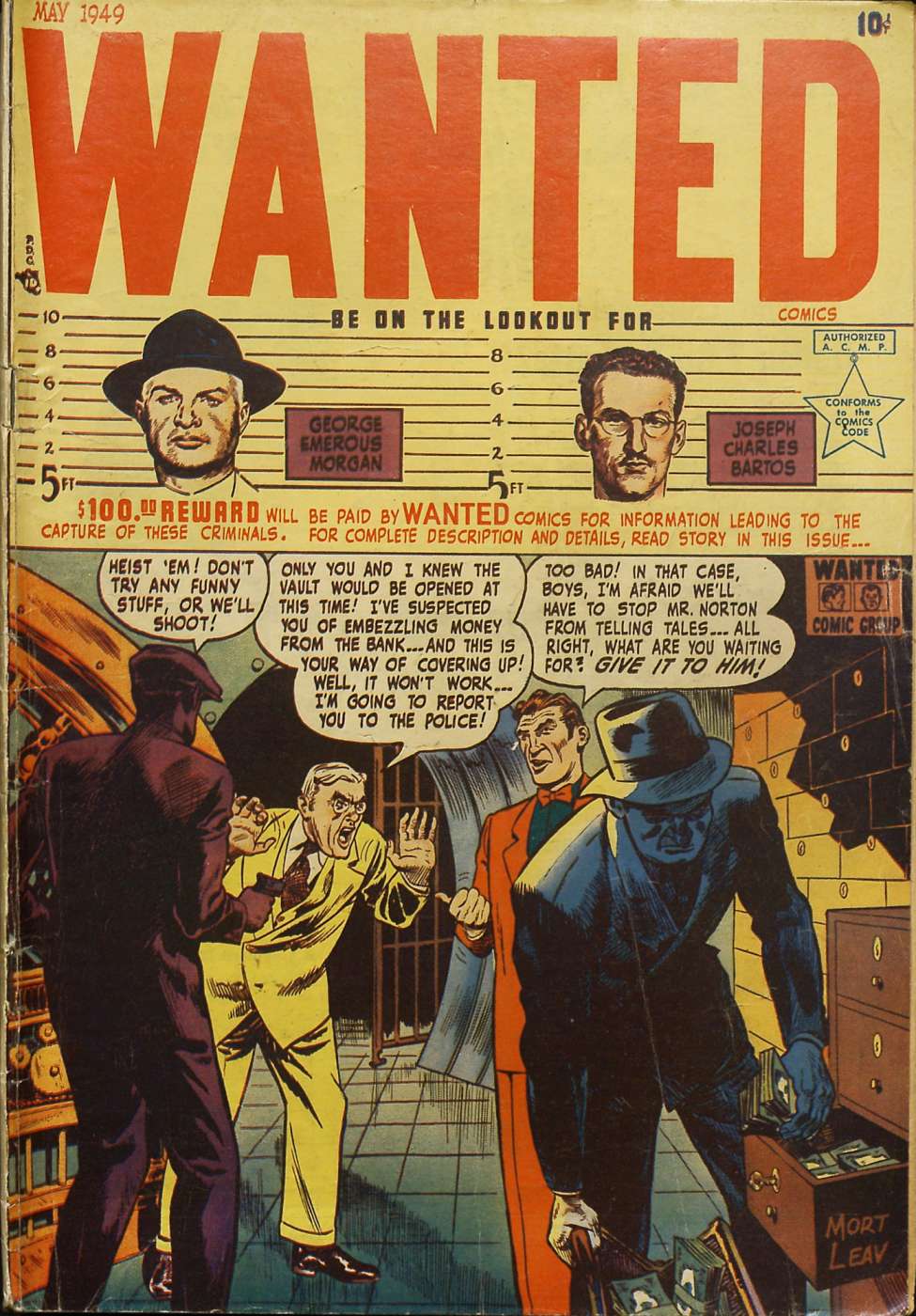 Comic Book Cover For Wanted Comics 20 (alt) - Version 2