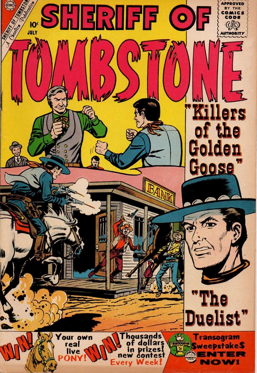 Comic Book Cover For Sheriff of Tombstone 10