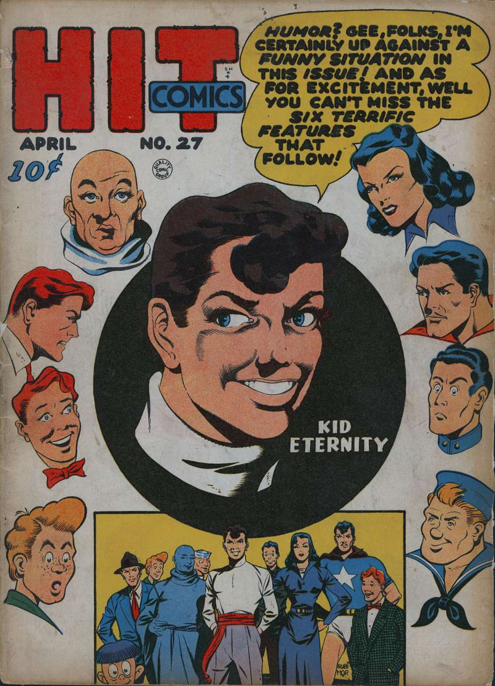 Comic Book Cover For Hit Comics 27