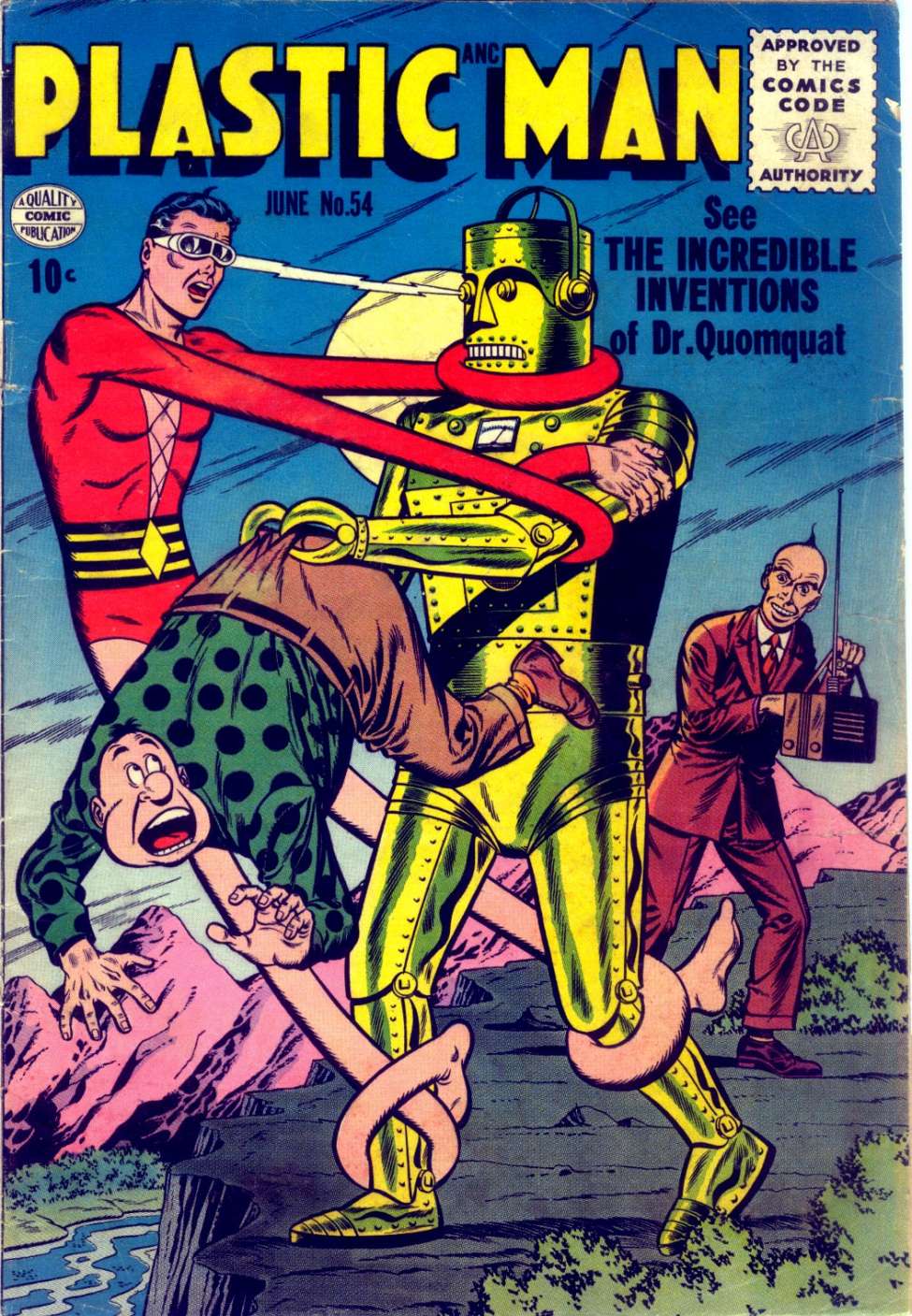 Comic Book Cover For Plastic Man 54