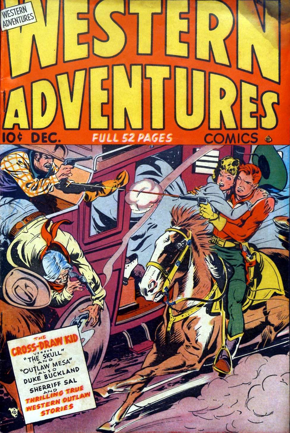 Comic Book Cover For Western Adventures 2 (alt) - Version 2