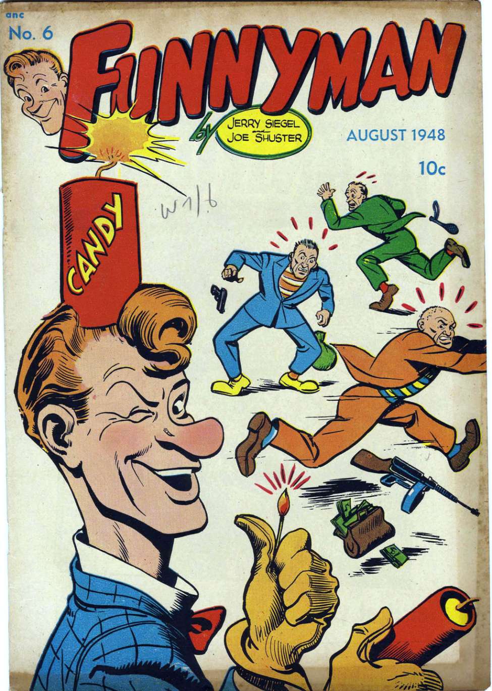 Comic Book Cover For Funnyman 6