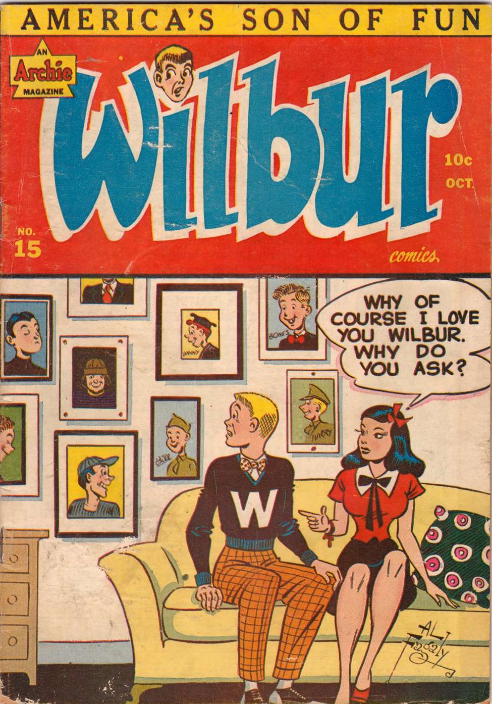 Book Cover For Wilbur Comics 15