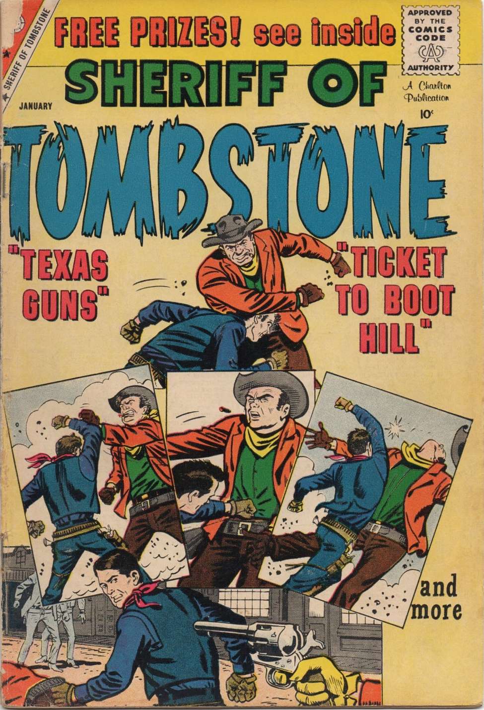 Comic Book Cover For Sheriff of Tombstone 7