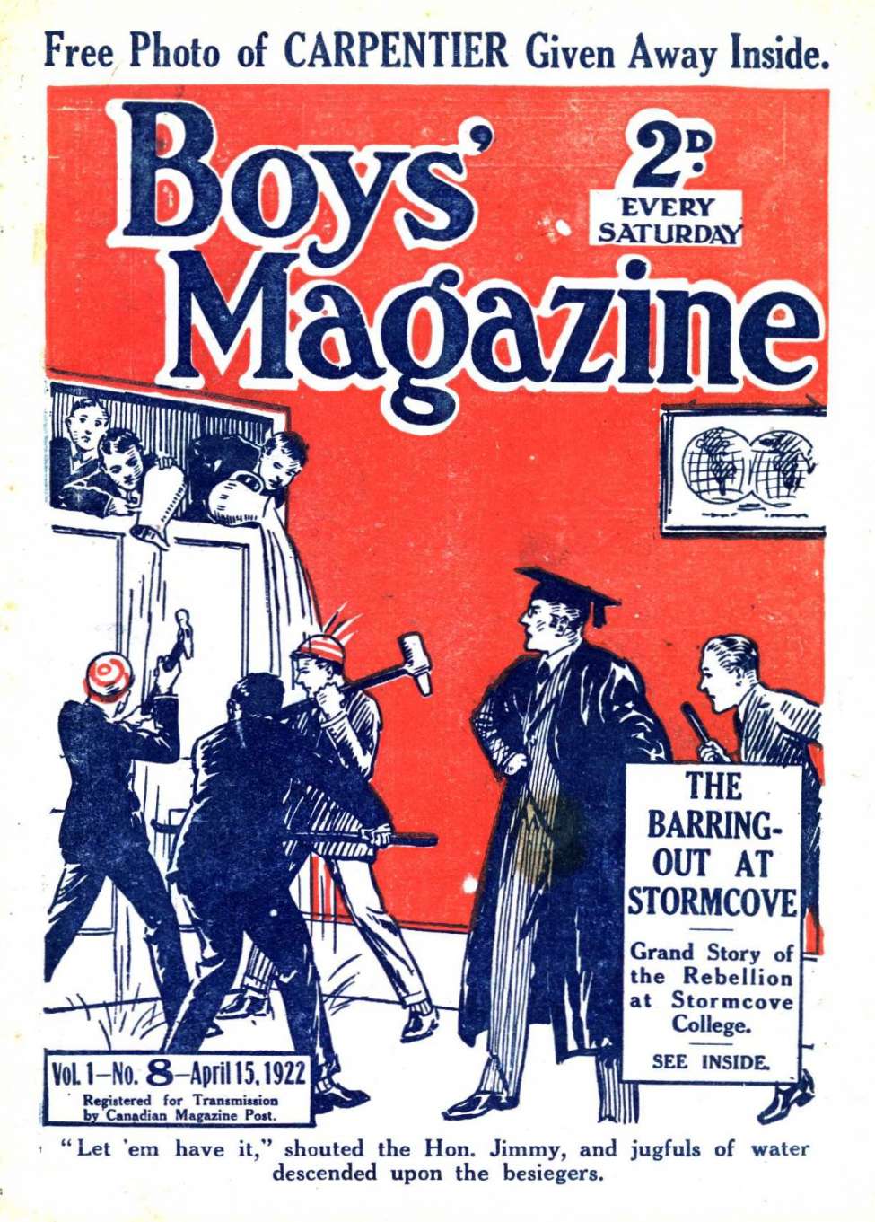 Book Cover For Boys' Magazine 8