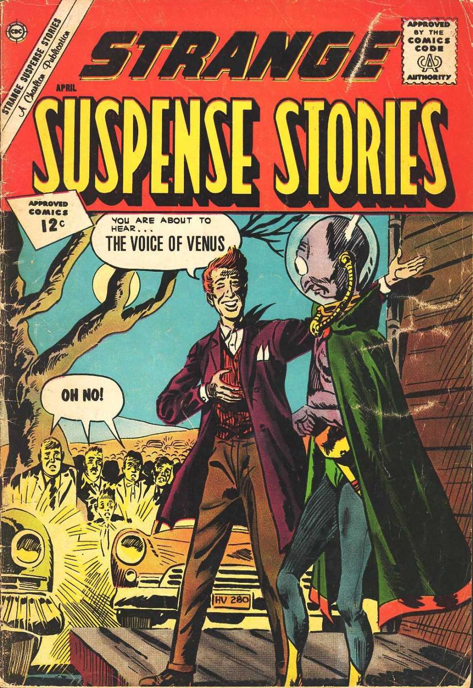 Comic Book Cover For Strange Suspense Stories 58