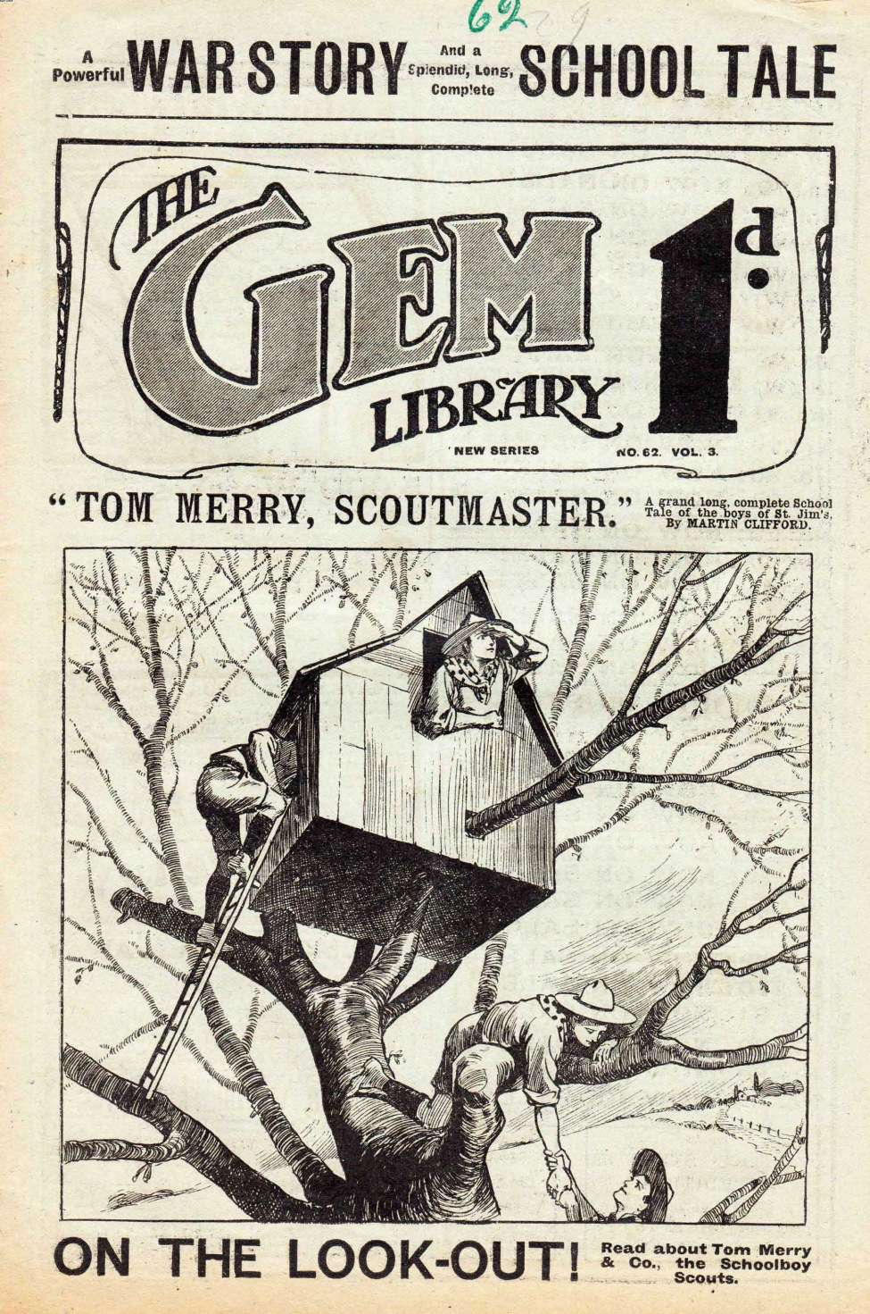 Book Cover For The Gem v2 62 - Tom Merry, Scoutmaster