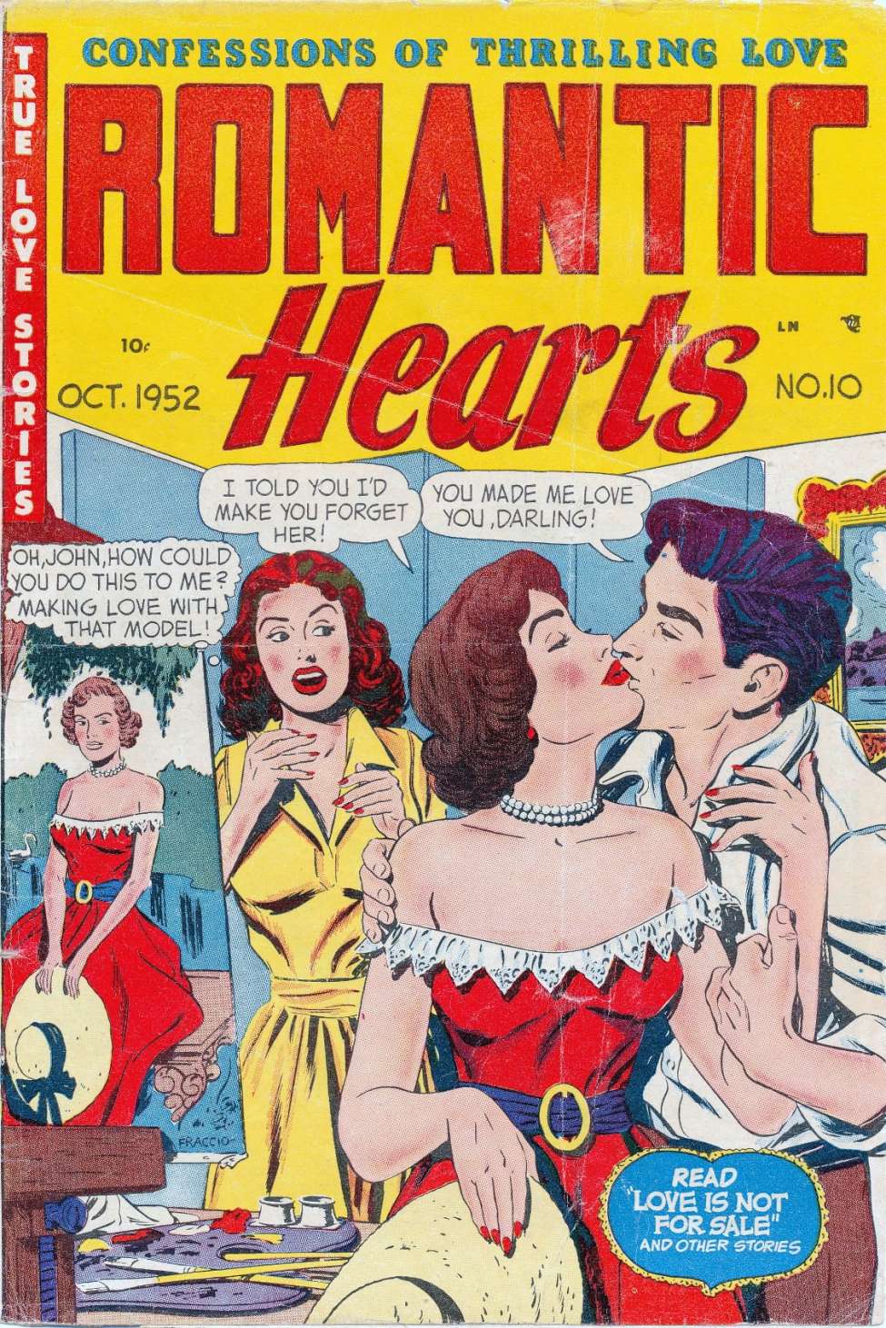 Comic Book Cover For Romantic Hearts v1 10