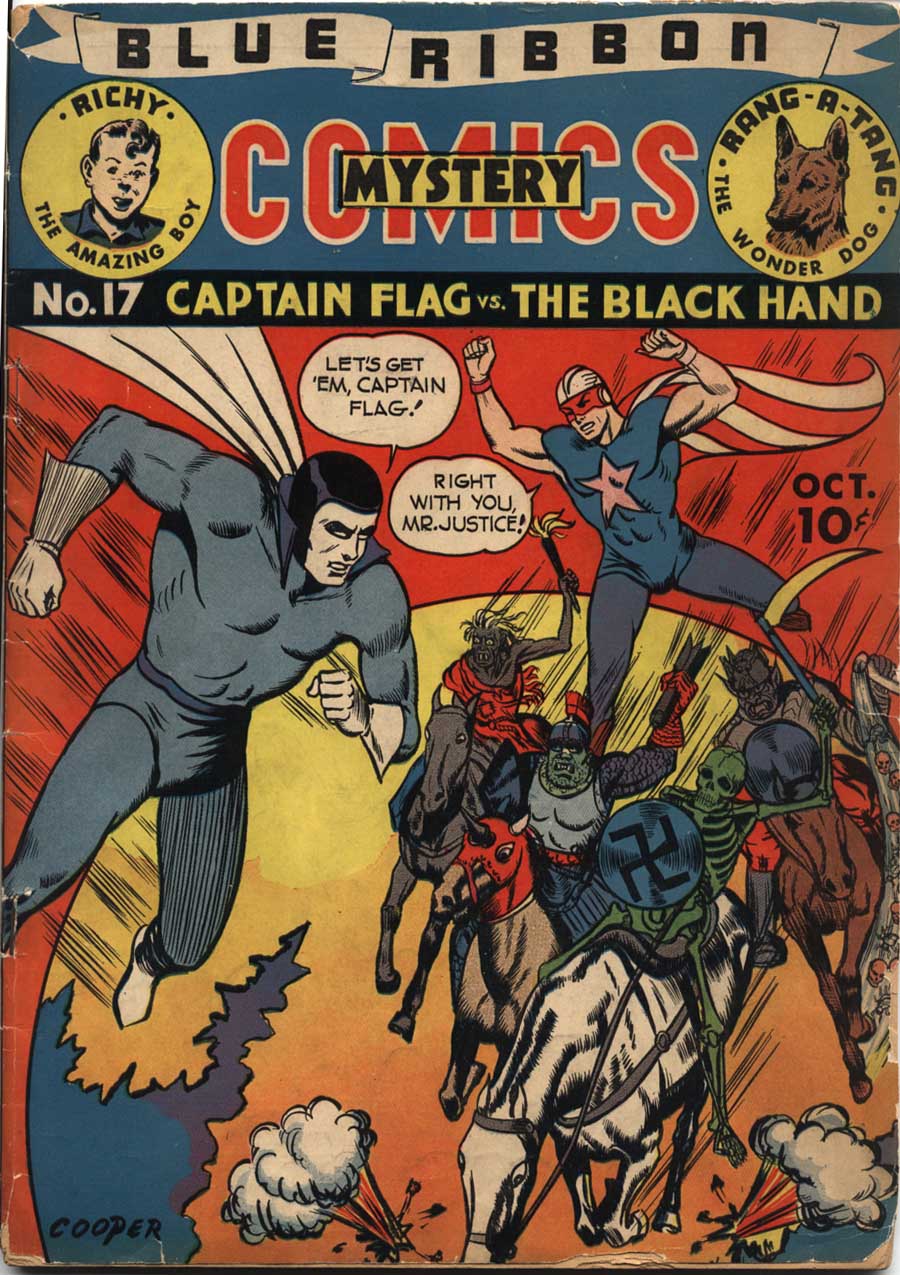 Comic Book Cover For Blue Ribbon Comics 17