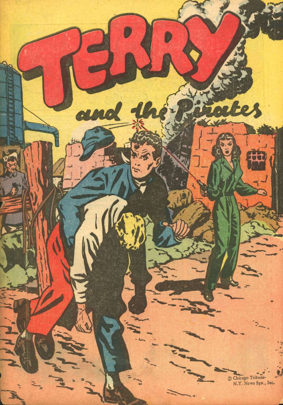 Comic Book Cover For Terry And The Pirates - Version 1