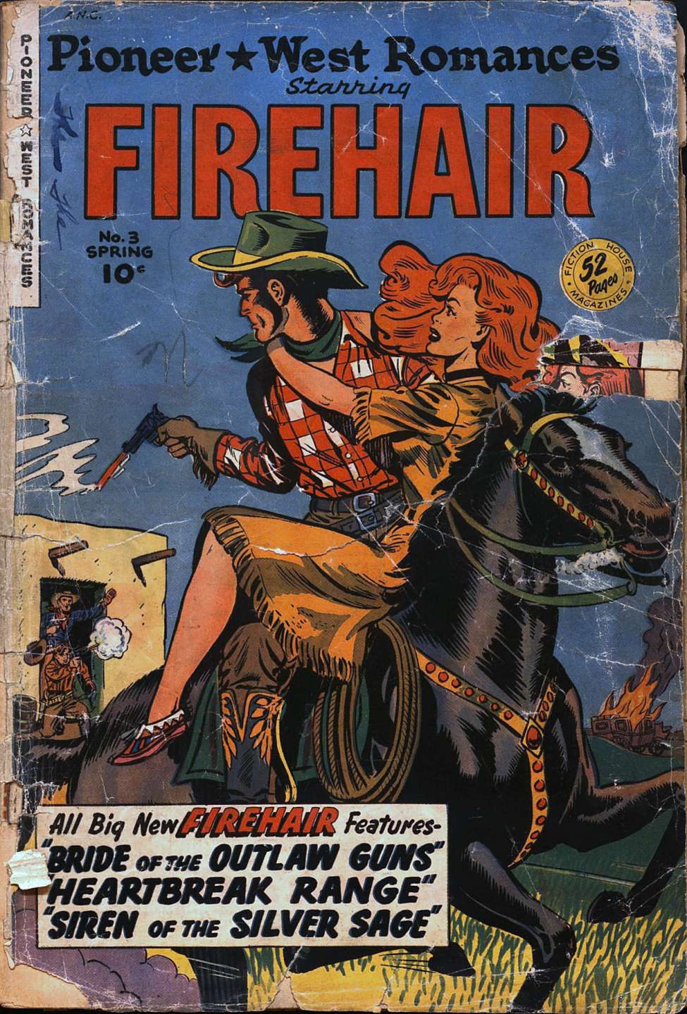 Comic Book Cover For Pioneer West Romances 3