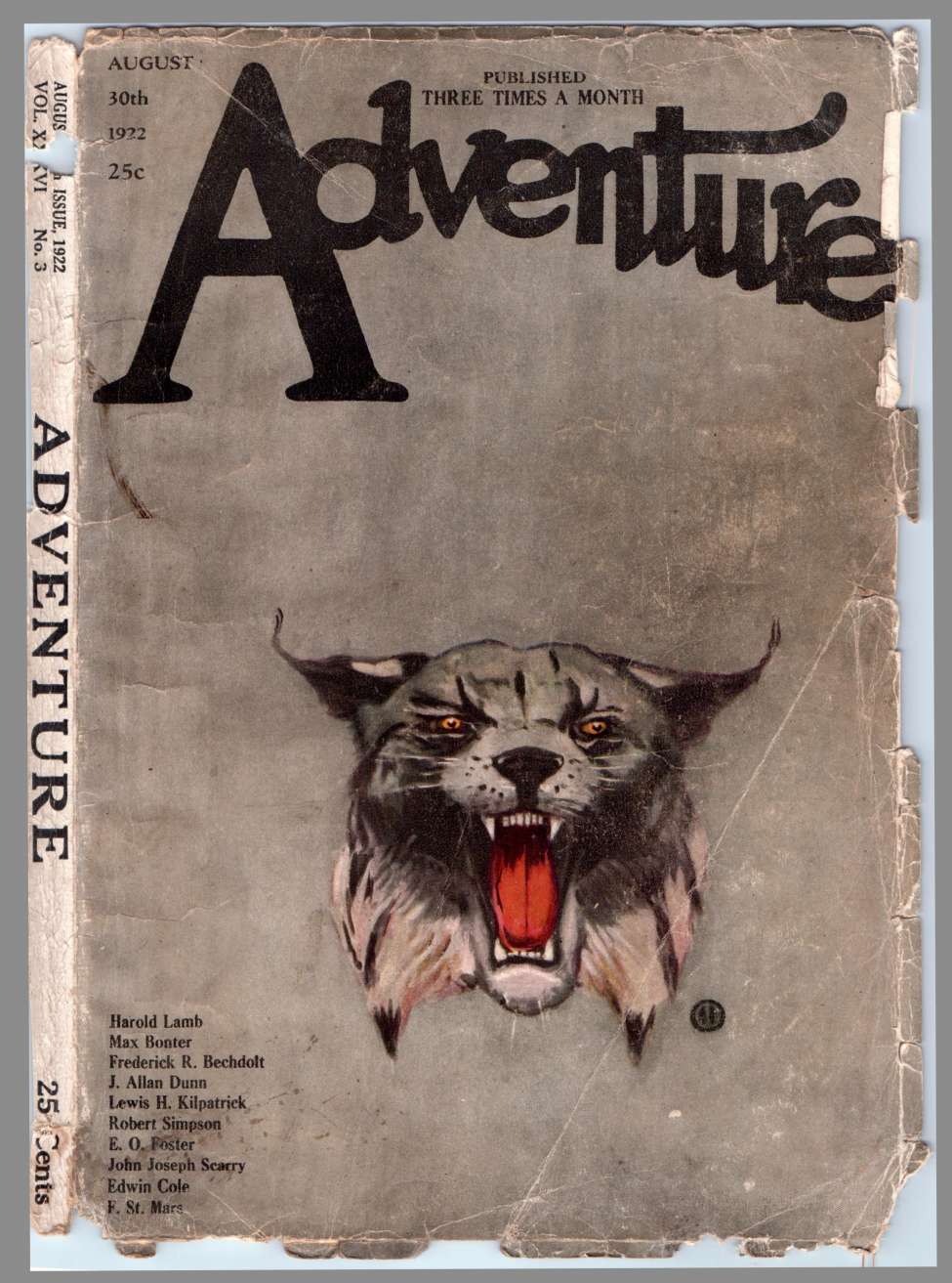 Comic Book Cover For Adventure v36 3