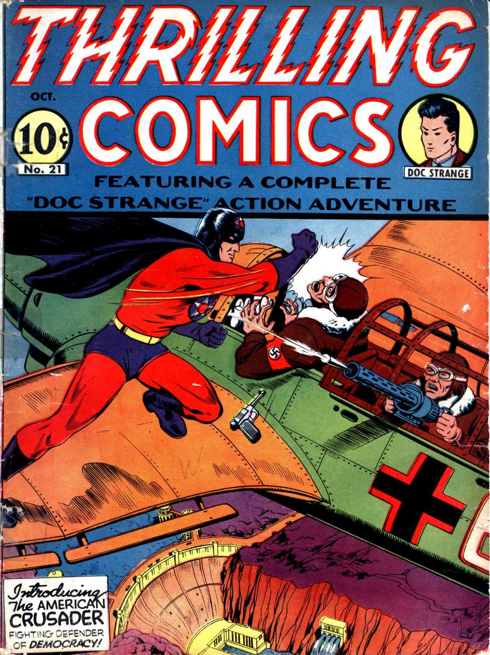 Comic Book Cover For Thrilling Comics 21 (alt)