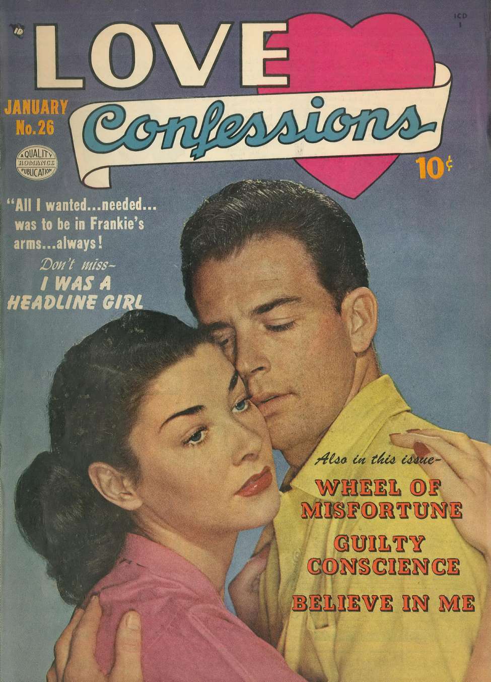Comic Book Cover For Love Confessions 26