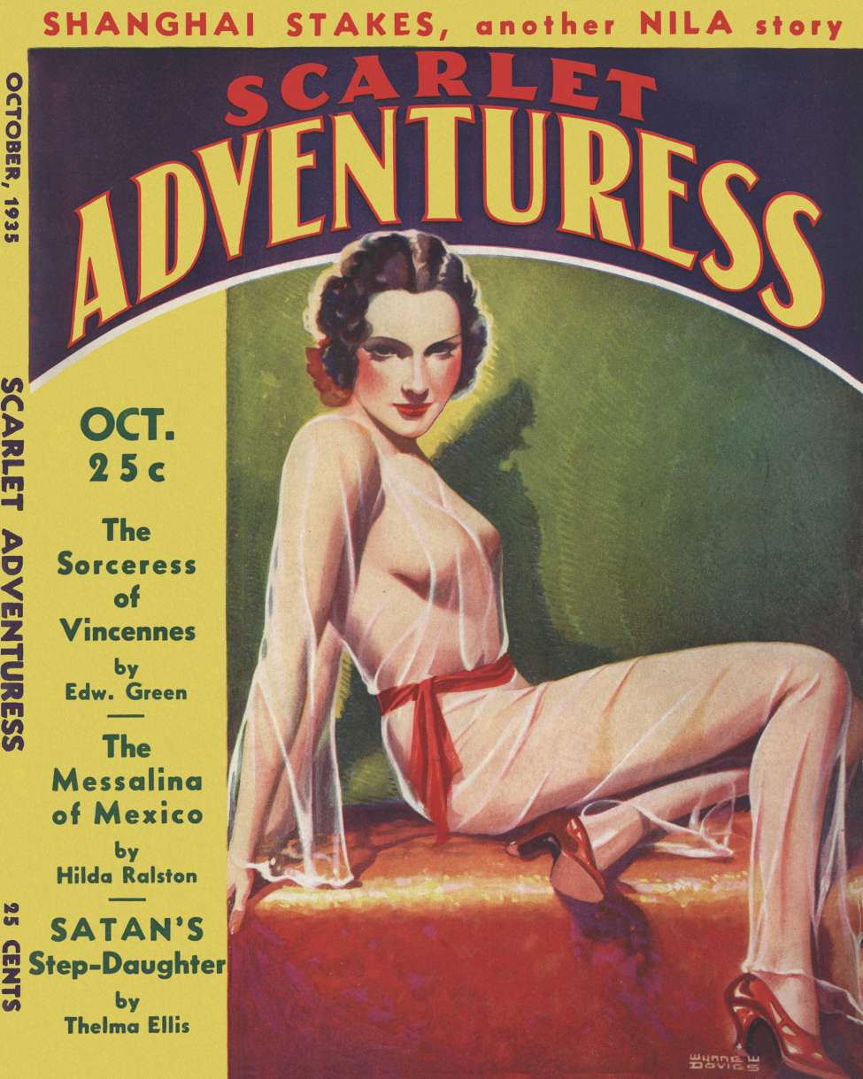 Book Cover For Scarlet Adventuress v1 3