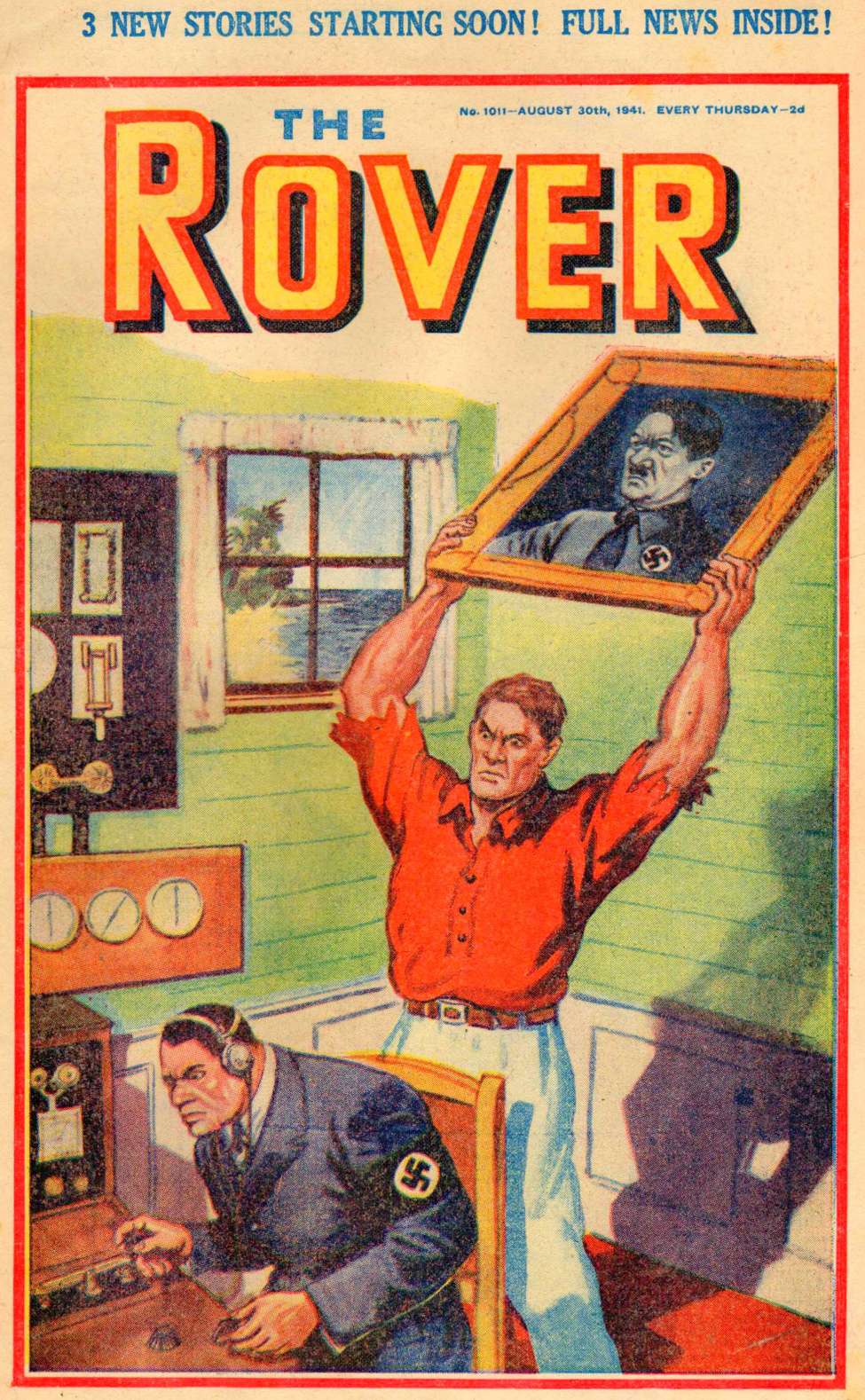 Comic Book Cover For The Rover 1011