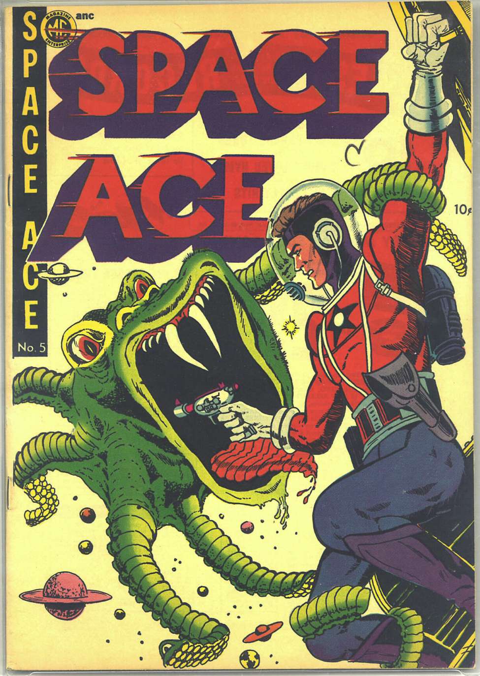 Comic Book Cover For A-1 Comics 61 - Space Ace 5 - Version 1