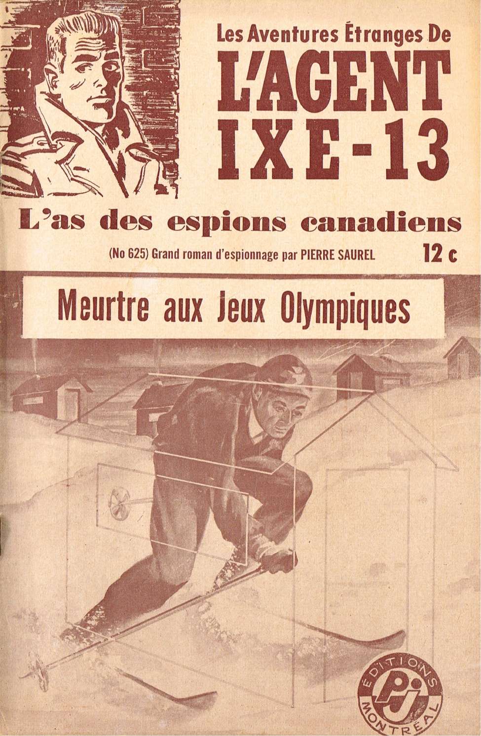 Book Cover For L'Agent IXE-13 v2 625 - Meurtre aux jeux olympiques
