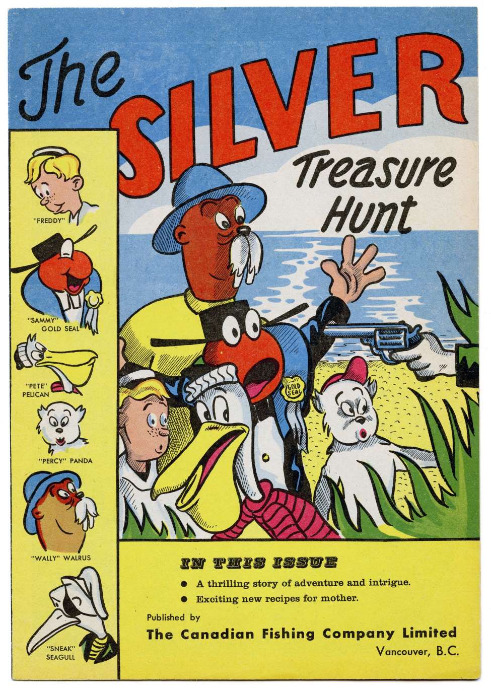 Comic Book Cover For The Silver Treasure Hunt - Version 2