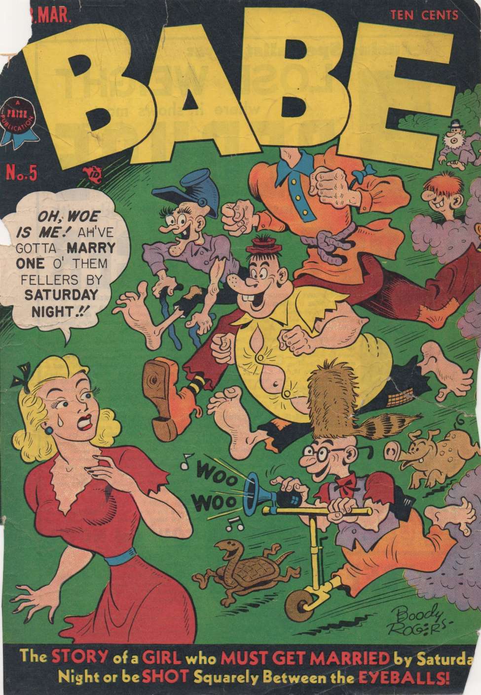 Comic Book Cover For Babe 5 - Version 1