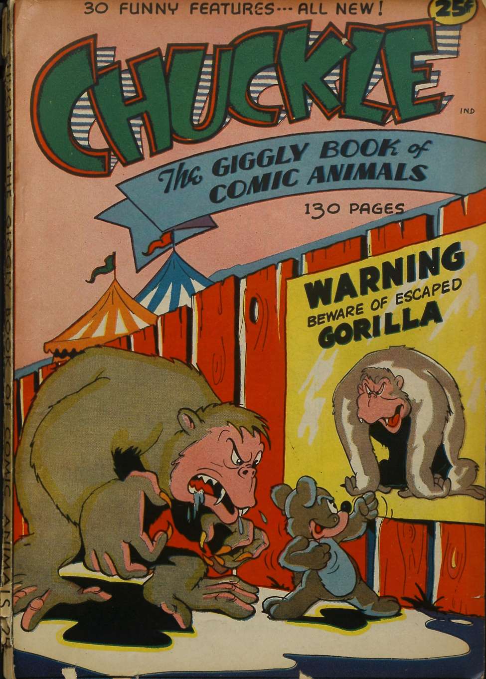Comic Book Cover For Chuckle