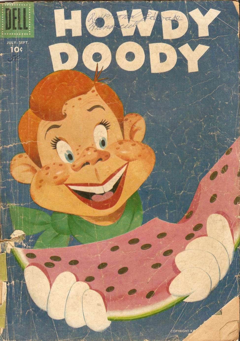 Comic Book Cover For Howdy Doody 38