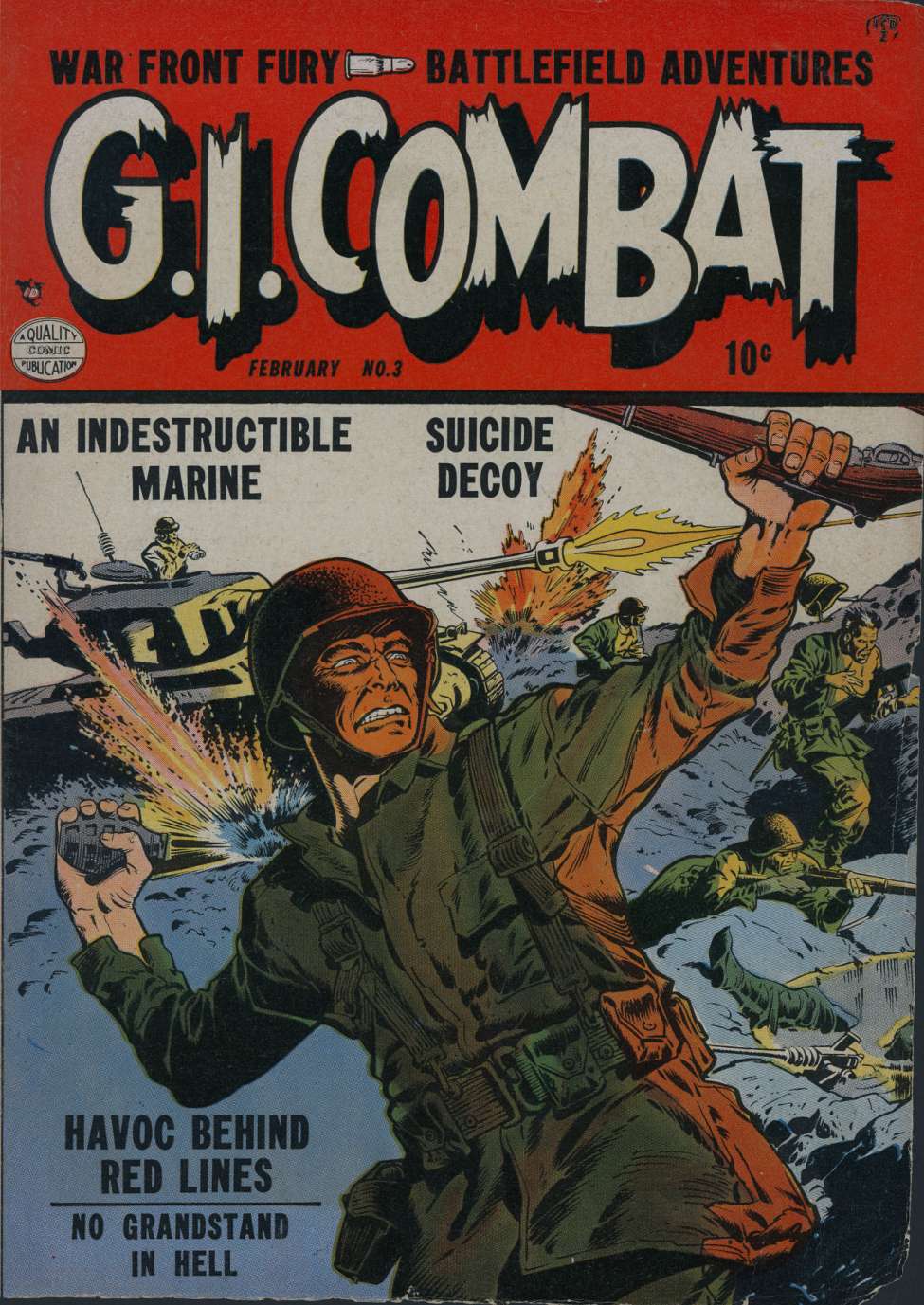 Comic Book Cover For G.I. Combat 3