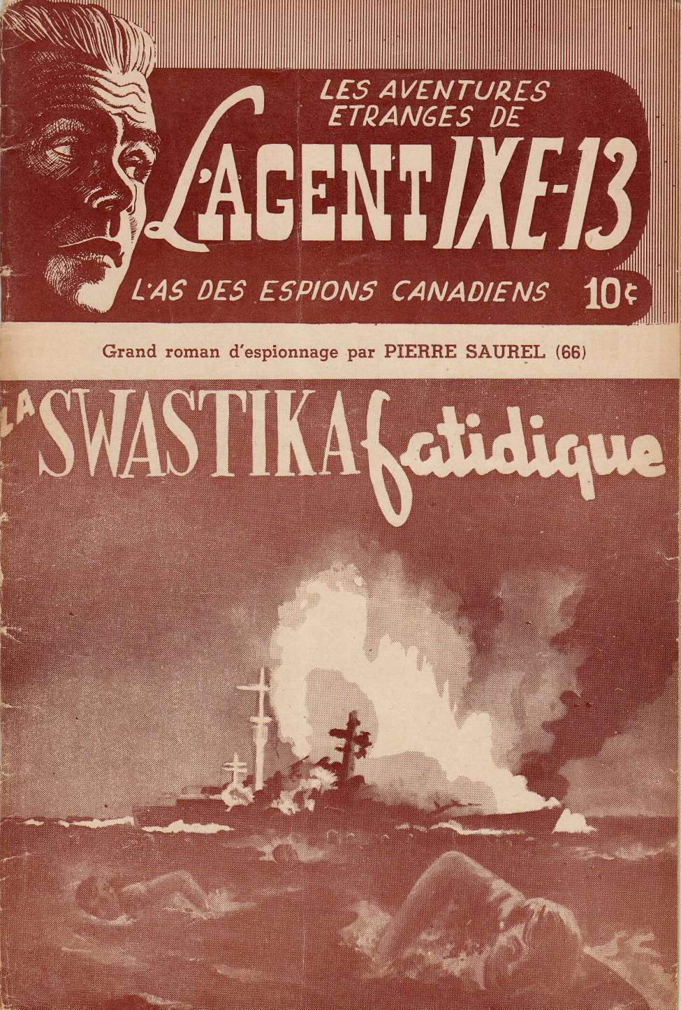 Comic Book Cover For L'Agent IXE-13 v2 66 - La swastika fatidique