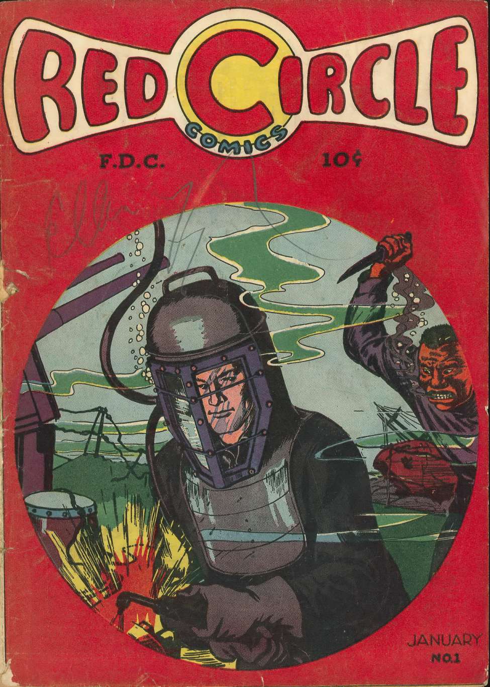 Comic Book Cover For Red Circle Comics 1
