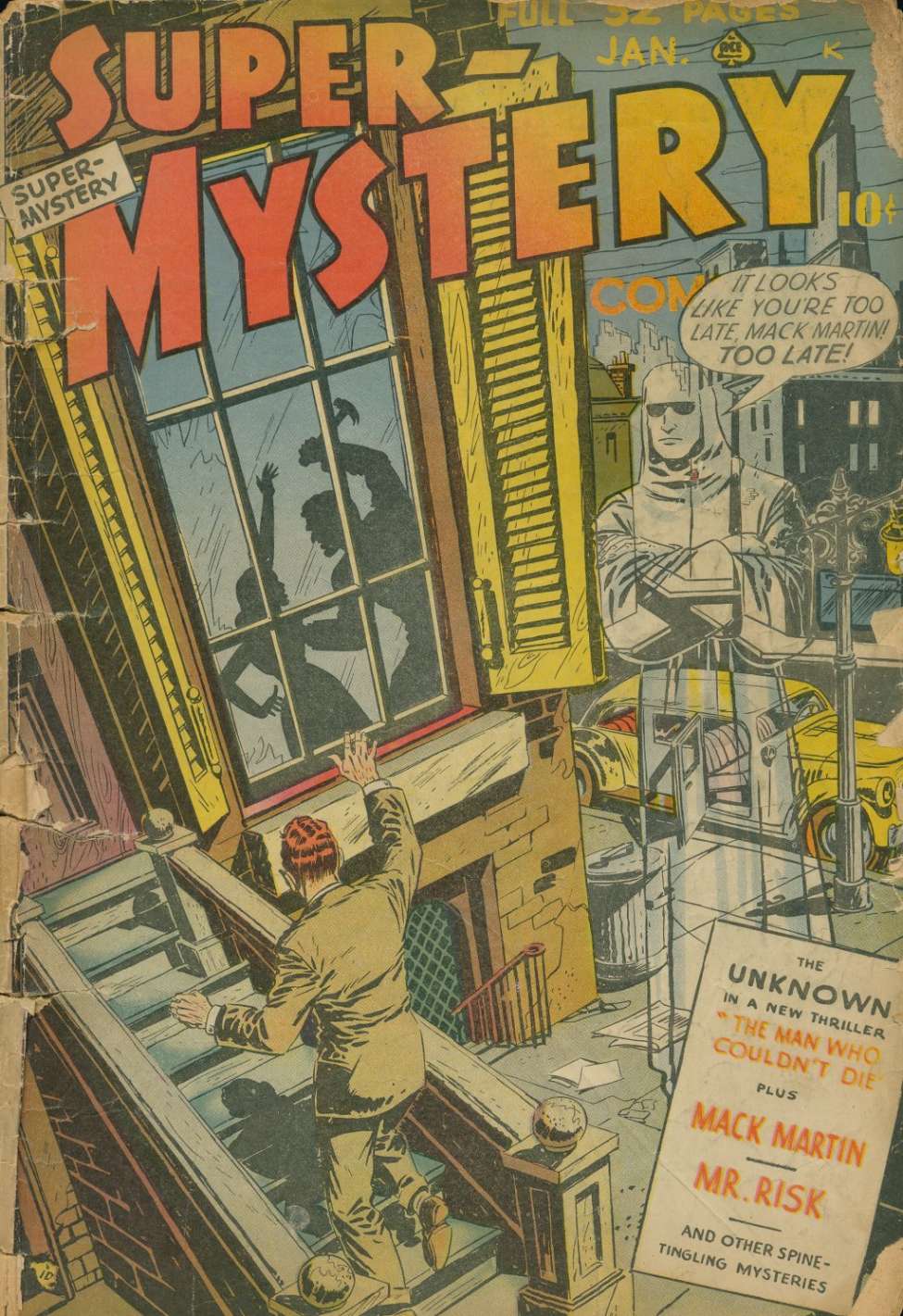 Comic Book Cover For Super-Mystery Comics v8 3