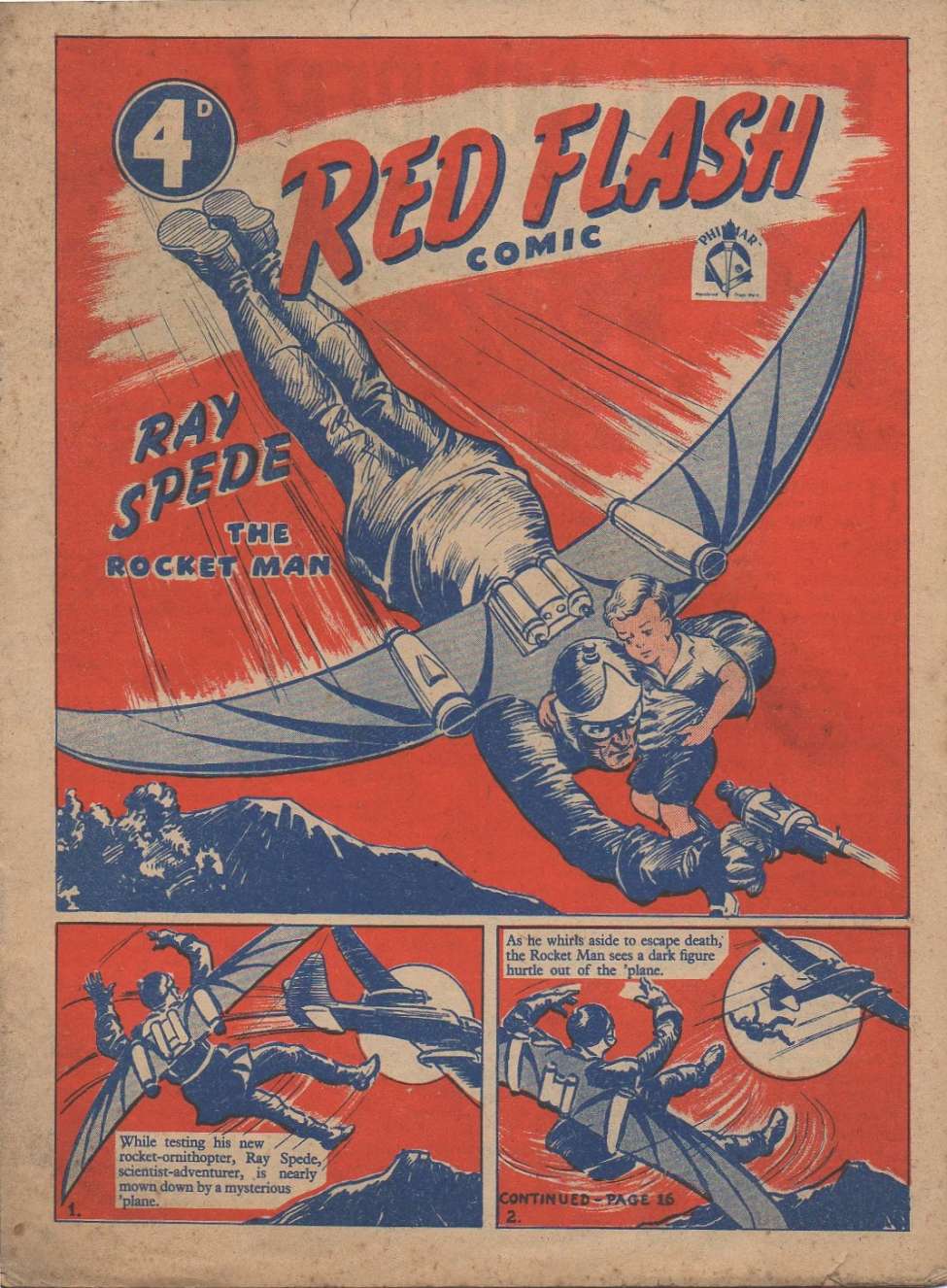 Book Cover For Red Flash Comic