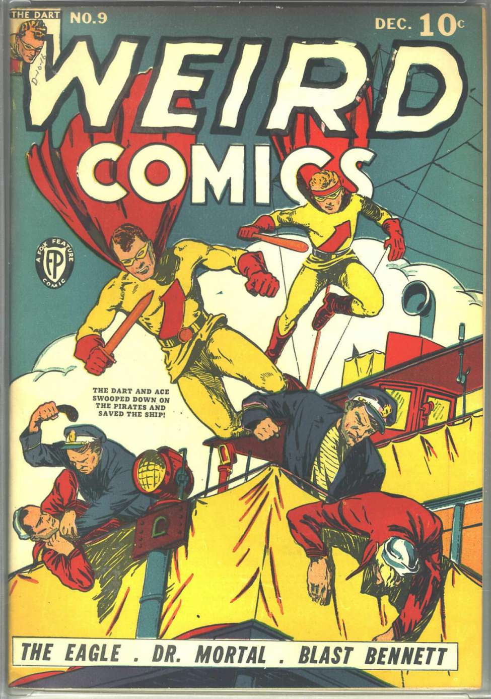 Comic Book Cover For Weird Comics 9