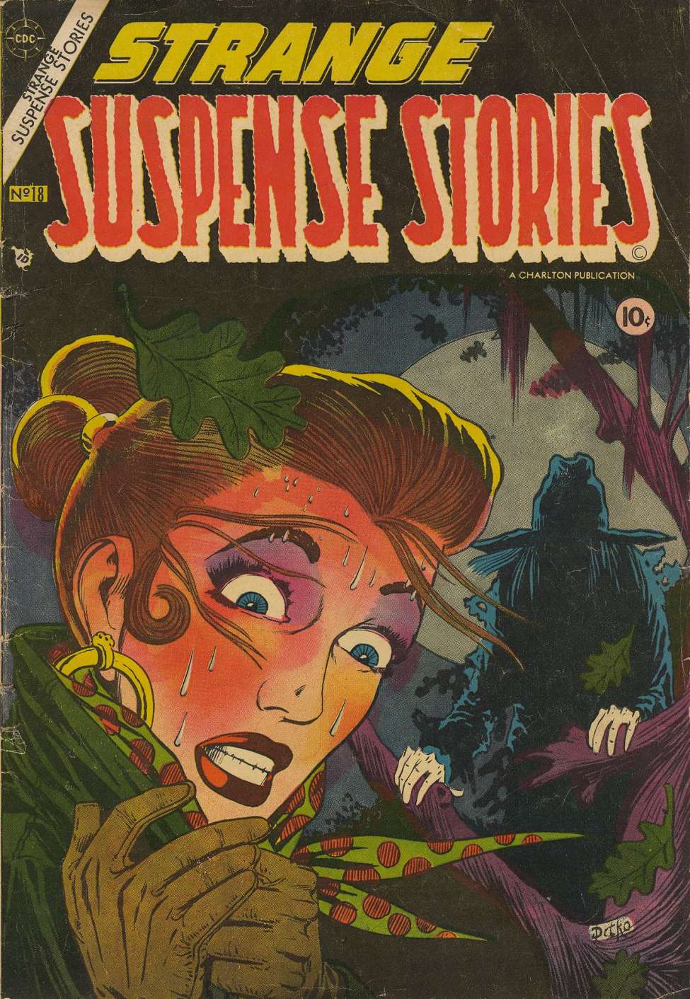 Book Cover For Strange Suspense Stories 18