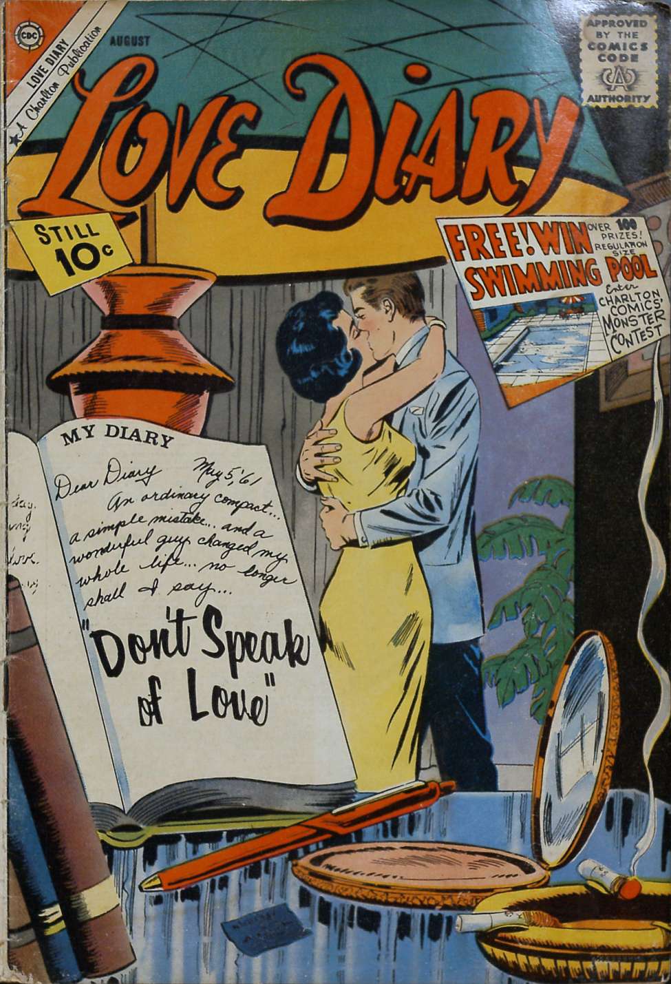Comic Book Cover For Love Diary 17