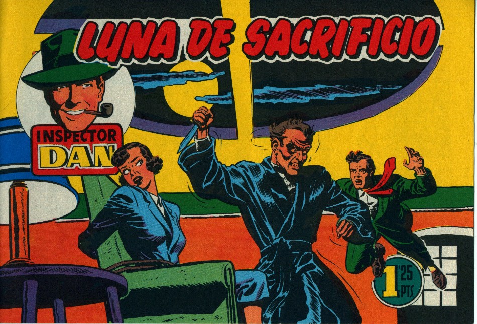 Book Cover For Inspector Dan 35 - Luna de Sacrificio